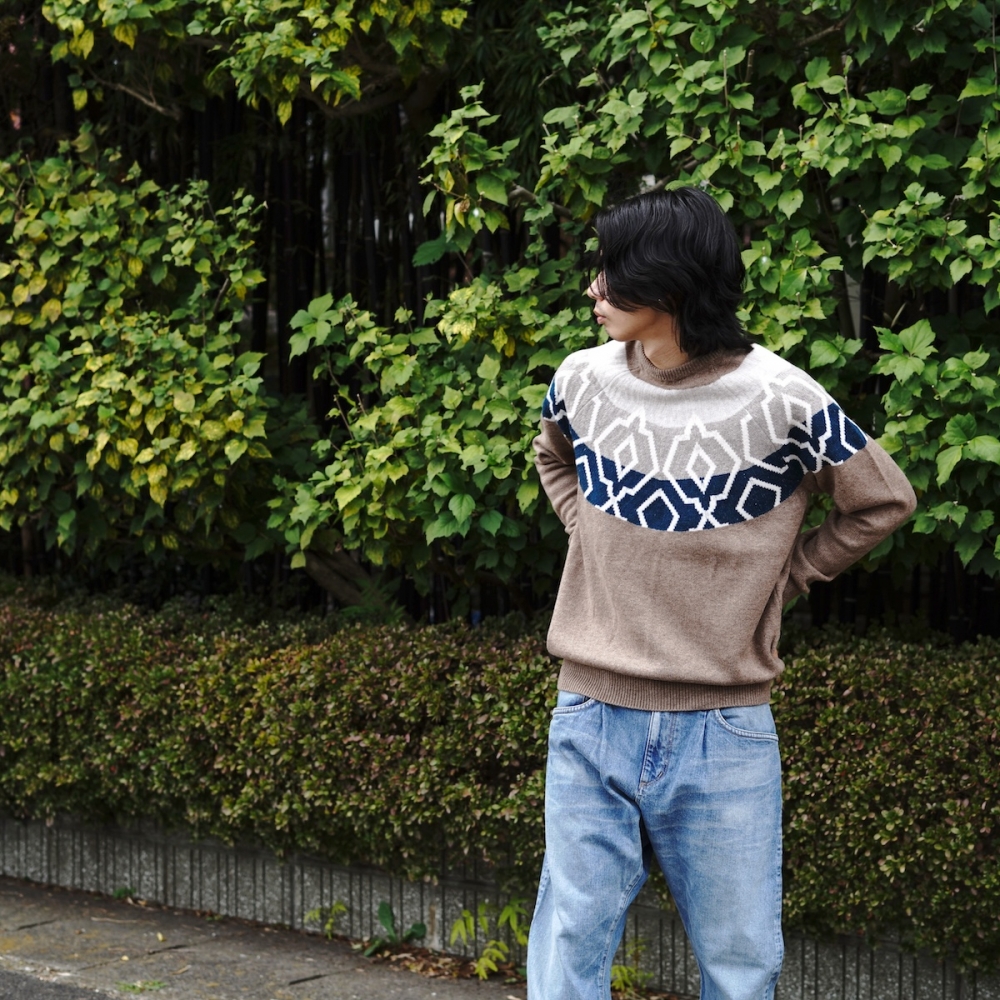 ノルディックニットもこんなテイストで。uniform experiment | 1989