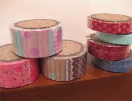 レースペーパー、マスキングテープ、付箋」 Coffret du