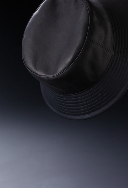 MONOCHROME LUXURY STEER BUCKET HAT No. 858-02 - ISAMU KATAYAMA