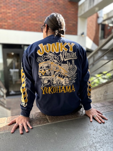 明日発売開始！！大好評のオリジナルロンT！！ | JUNKY CLASSICS