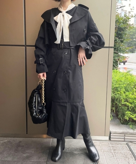 クラシックショートトレンチコート/MAJESTIC LEGON(マジェスティック