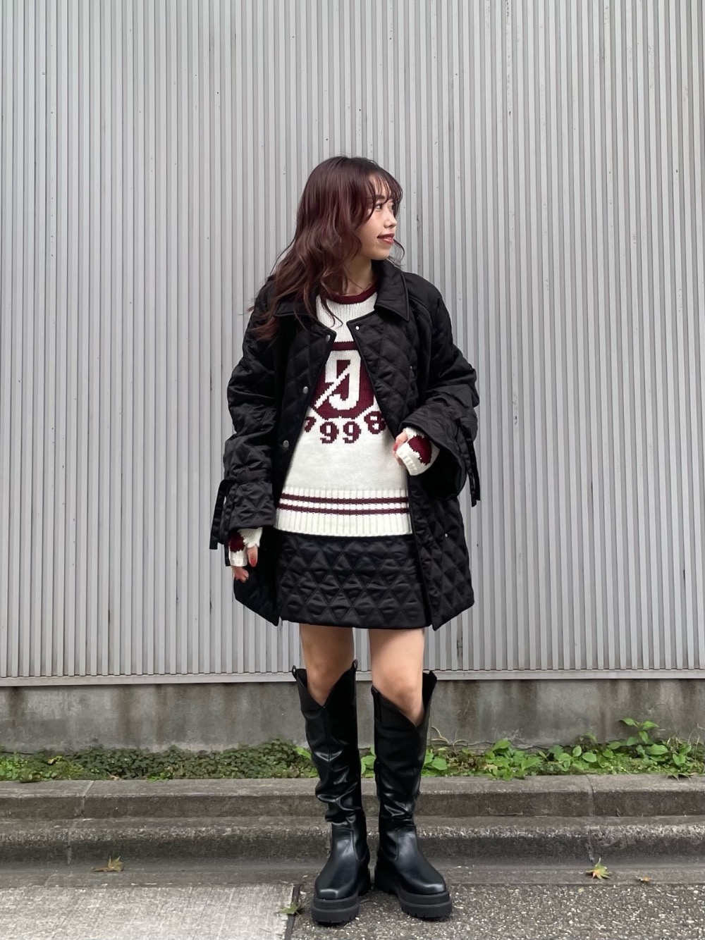 キルティングラグランコート | Kasaki | TINA：JOJUN | タカシマヤ