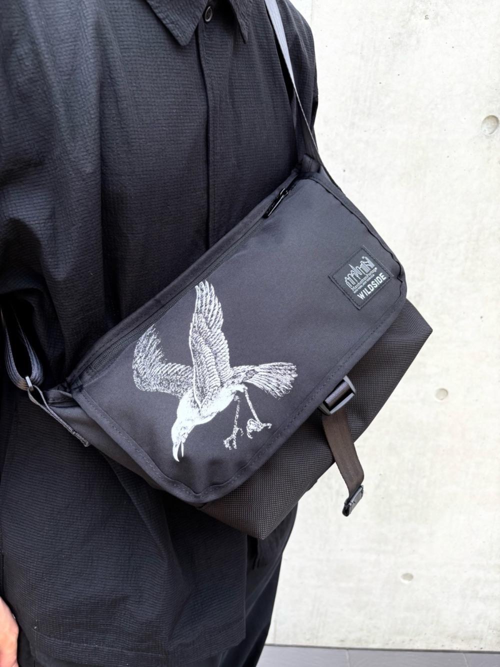 WILDSIDE × Manhattan Portage BLACK LABEL STANDARD MESSENGER BAG(XS