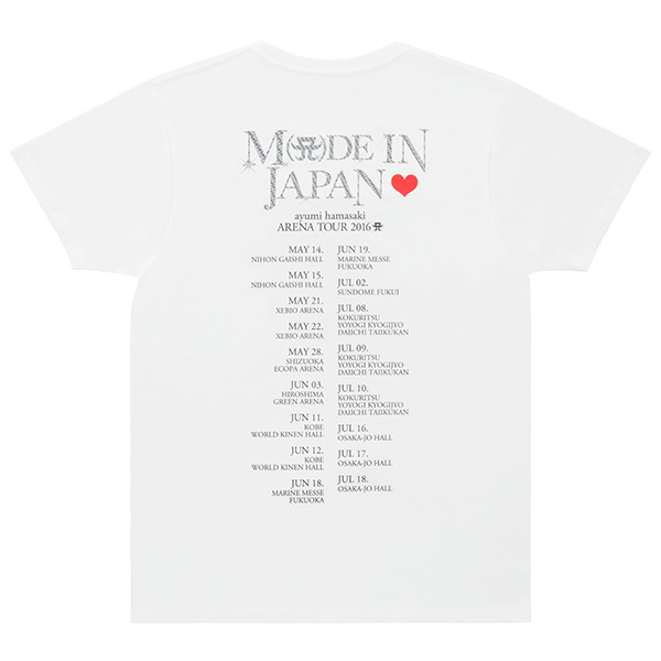 ayumi hamasaki ARENA TOUR 2016 A ～MADE IN JAPAN～グッズ特集