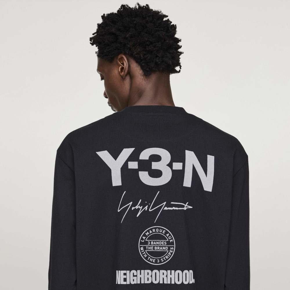 Y-3 NBHD LOGO LS TEE Y-3│Y-3 ワイスリー