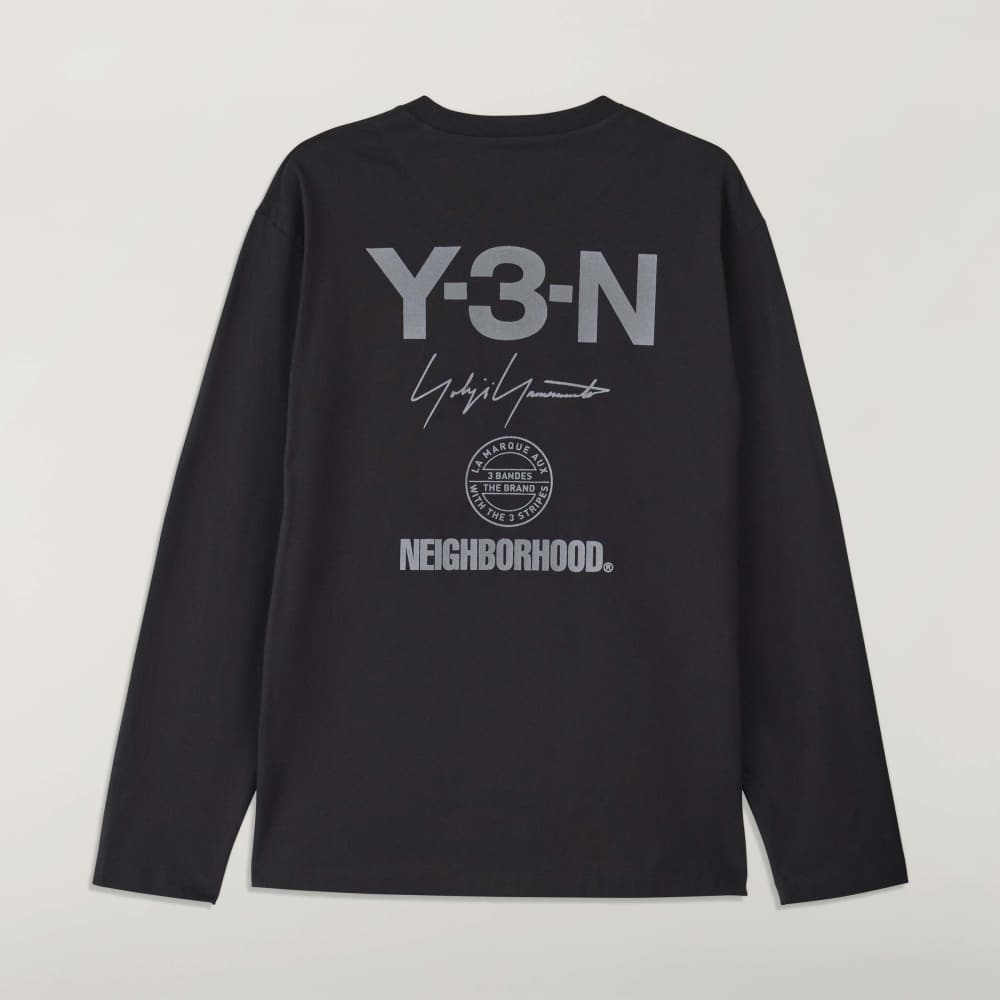 Y-3 NBHD LOGO LS TEE Y-3│Y-3 ワイスリー