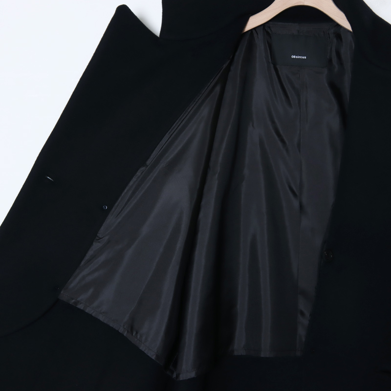 08sircus (ゼロエイトサーカス) Beaver double face rever over coat
