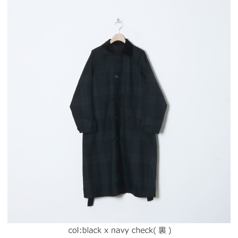 TICCA (ティッカ) リバーシブルステンカラーロングコート