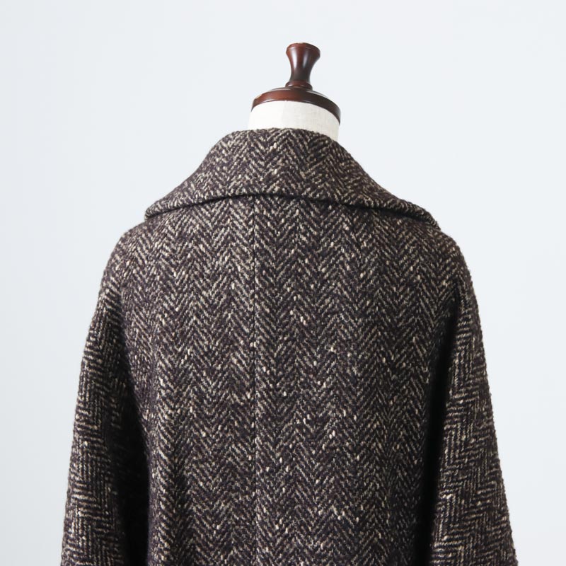 TICCA (ティッカ) ミックスツイードテントコート