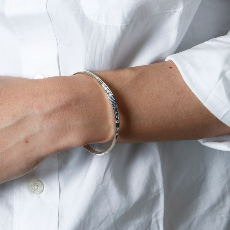 Touareg Silver (トゥアレグシルバー) bangle 24 / バングル 24