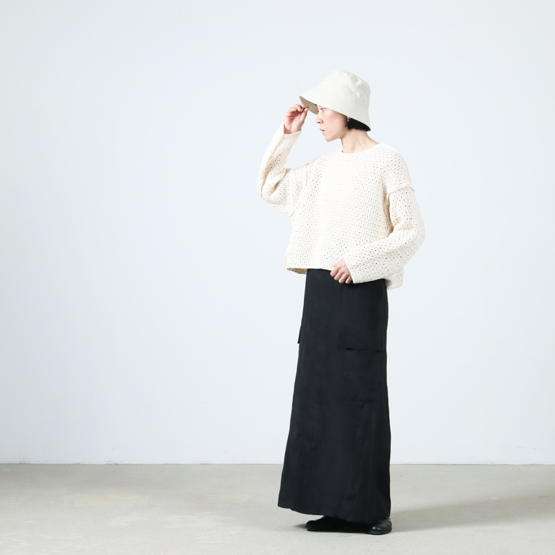 unfil (アンフィル) double honeycomb mesh sweater / ダブルハニカム