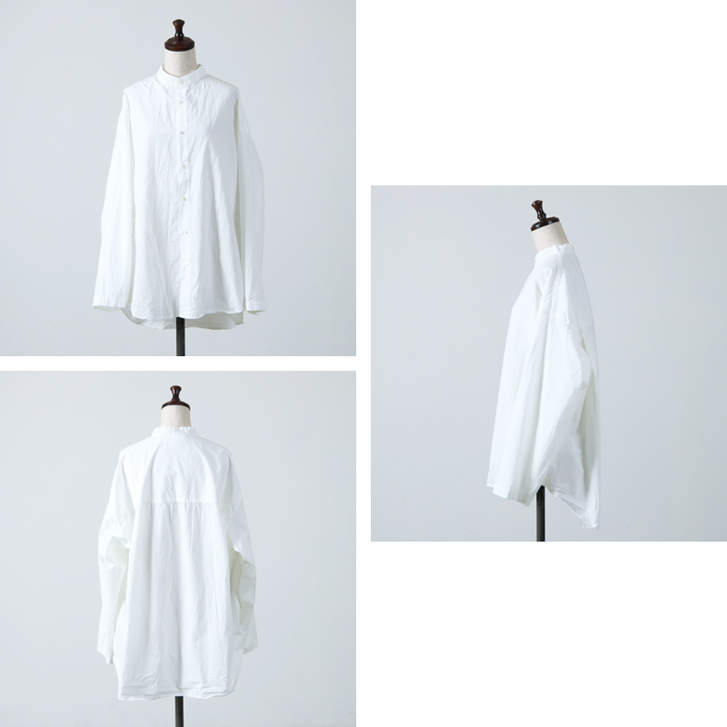 Veritecoeur (ヴェリテクール) スタンドカラーシャツ