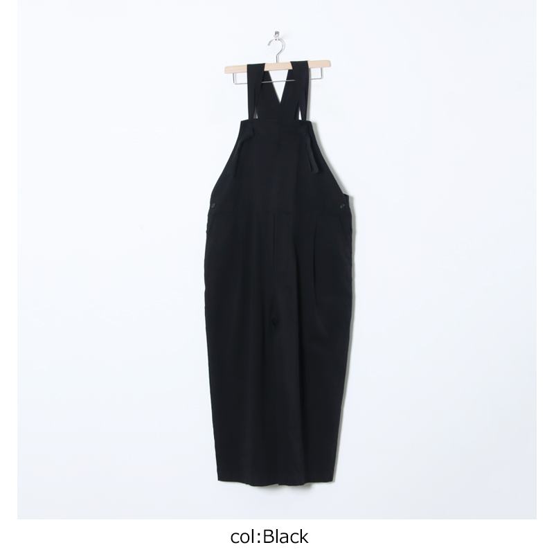 Veritecoeur (ヴェリテクール) ガーメントダイクロスバックオーバーオール