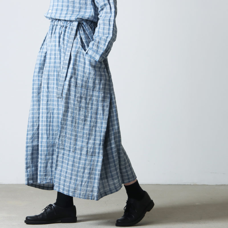 Vlas blomme (ヴラスブラム) コクーンギャザースカート