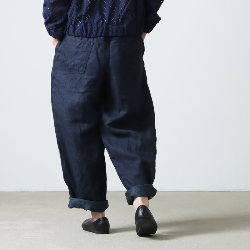 Vlas blomme (ヴラスブラム) コルトレイクリネン デニムテーパード