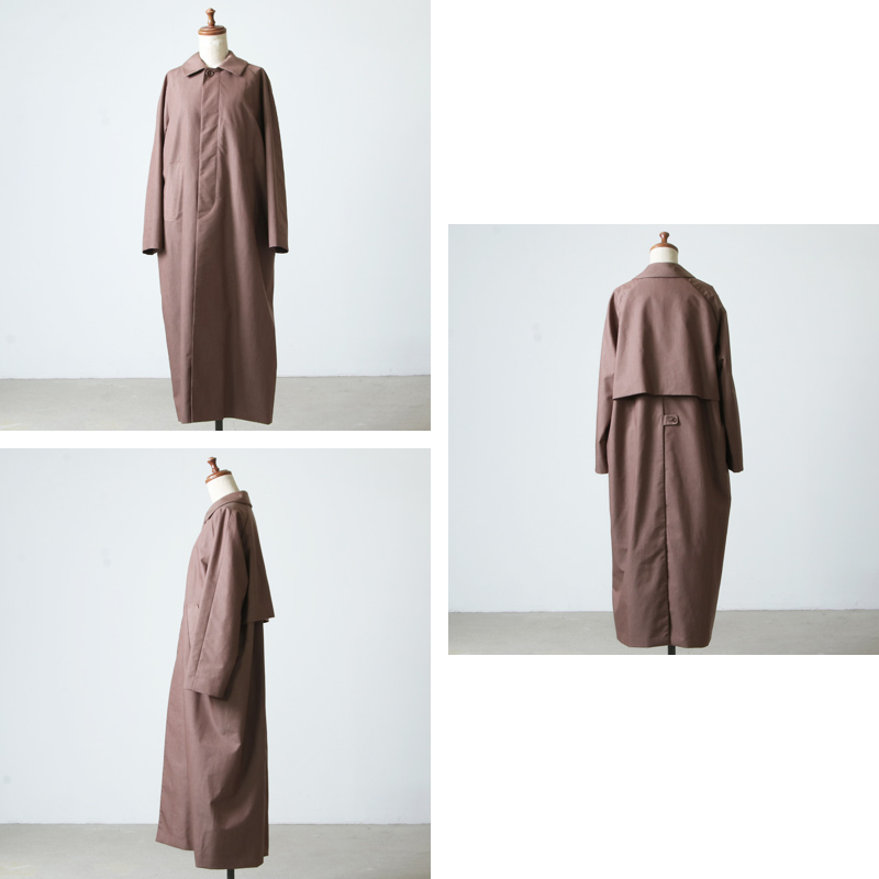 YAECA (ヤエカ) SOUTIEN COLLAR COAT LONG / ステンカラーコートロング