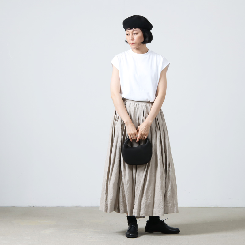 YAECA (ヤエカ) WRITE CULOTTES LINEN / ライトキュロットリネン