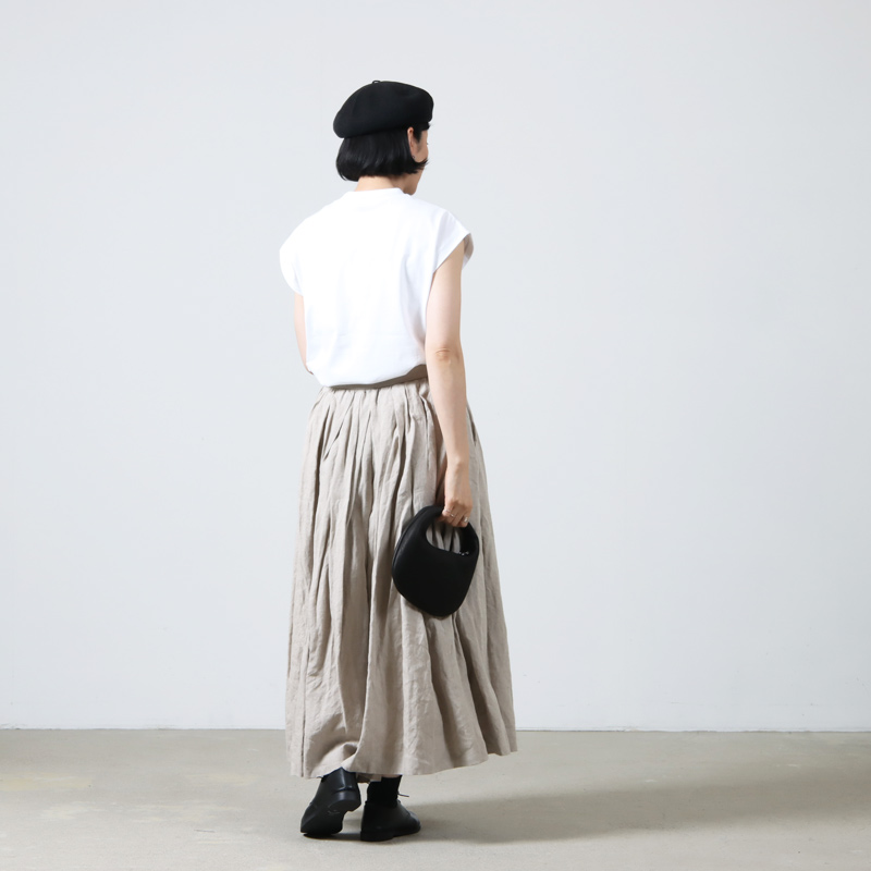 YAECA (ヤエカ) WRITE CULOTTES LINEN / ライトキュロットリネン