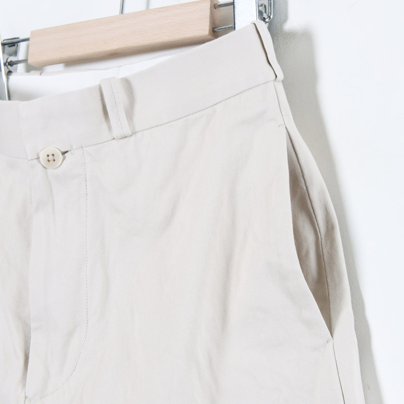 YAECA (ヤエカ) CHINO CLOTH PANTS WIDE TAPERED / チノクロスパンツ