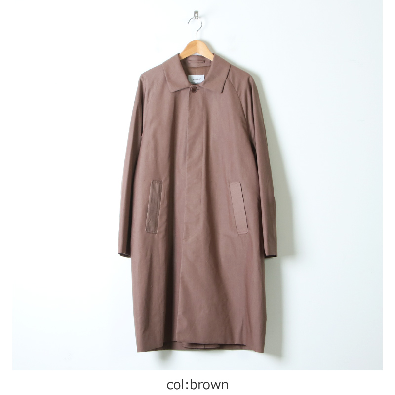YAECA (ヤエカ) STAINCOLLAR COAT REGULAR / ステンカラーコート