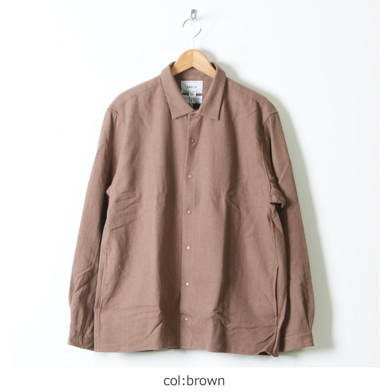 YAECA (ヤエカ) COMFORT SHIRT RELAX SQUARE / コンフォートシャツ