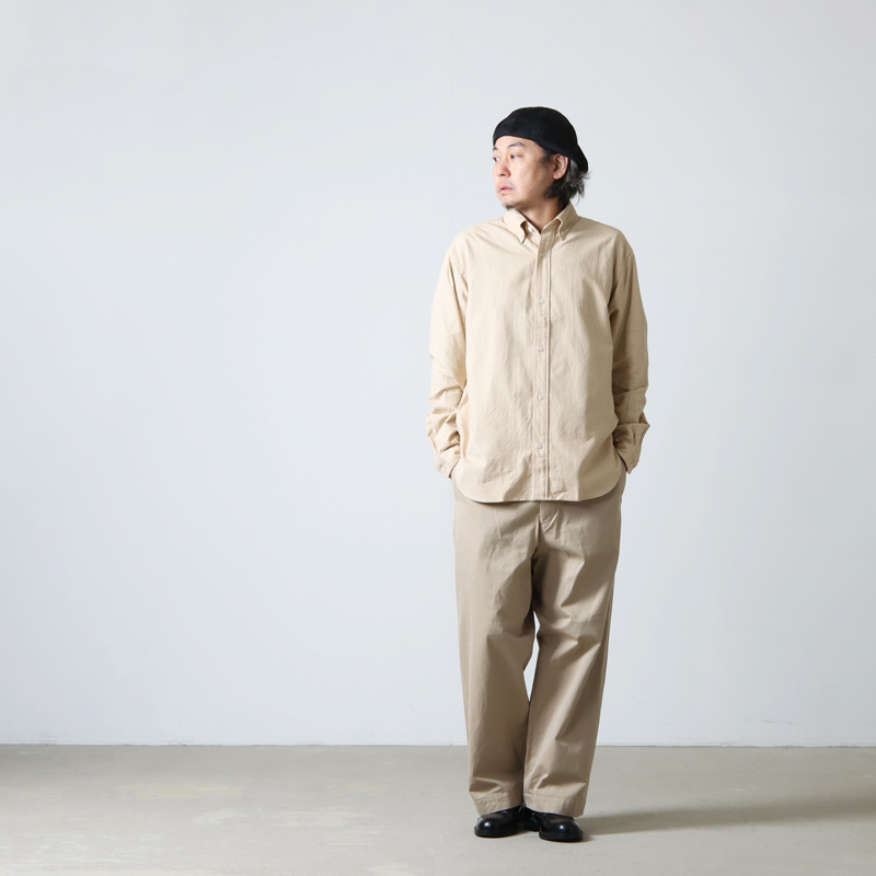 YAECA (ヤエカ) ボタンシャツ BD