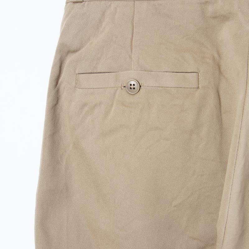 YAECA (ヤエカ) CHINO CLOTH PANTS TACK TAPERED / チノクロスパンツ