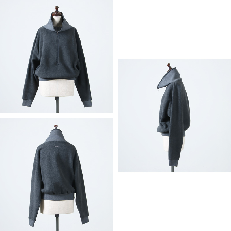 ALWEL (オルウェル) FLEECE HIGH NECK PO / フリースハイネックプル