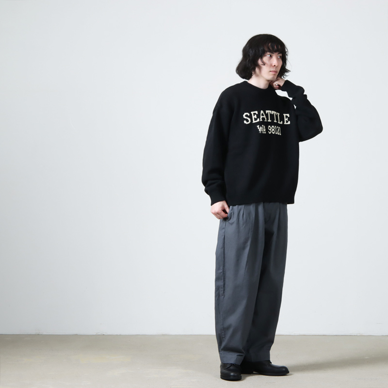 ANACHRONORM (アナクロノーム) STANDARD TUCK WIDE TROUSERS