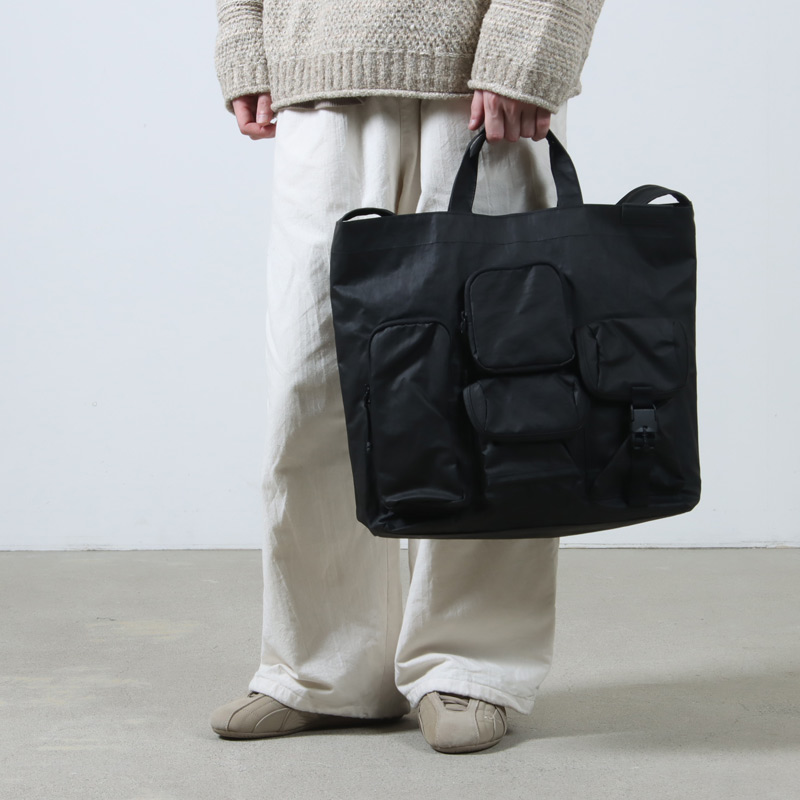 bagjack (バッグジャック) MULTI POCKETS 2WAY TOTE MEDIUM （BLACK2