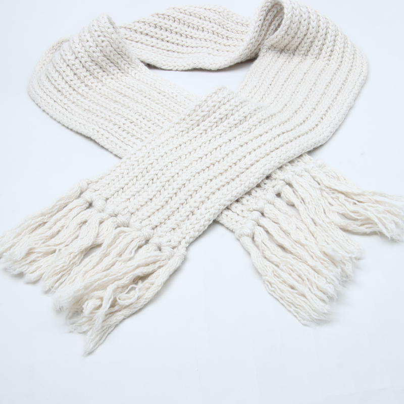 BATONER (バトナー) FRINGE MUFFLER SHORT / フリンジマフラーショート