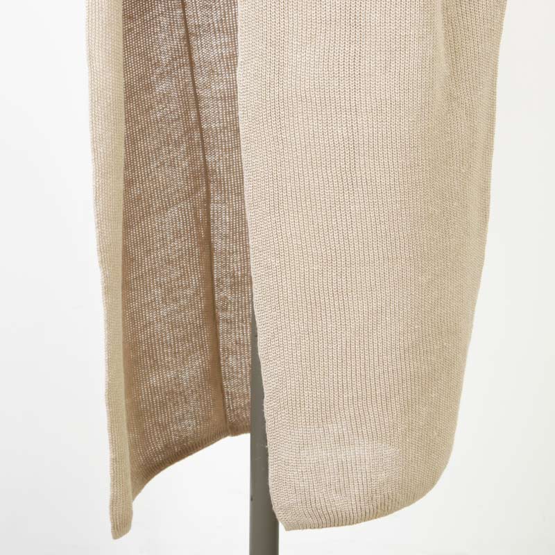 BATONER (バトナー) ドライリネンロングカーディガン