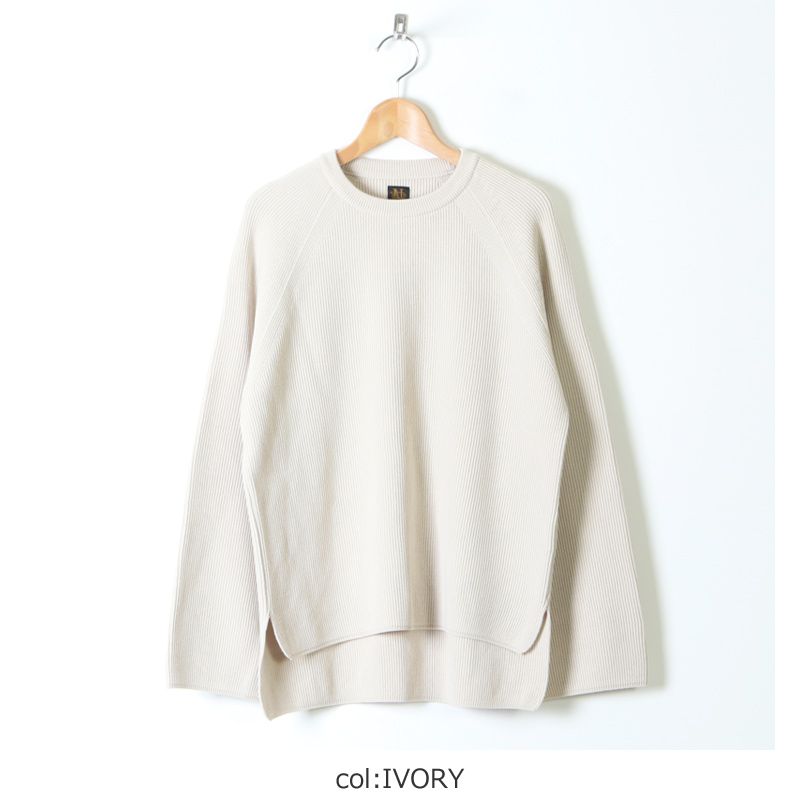 BATONER (バトナー) HARD TWIST WOOK CREW NECK / ハードツイスト