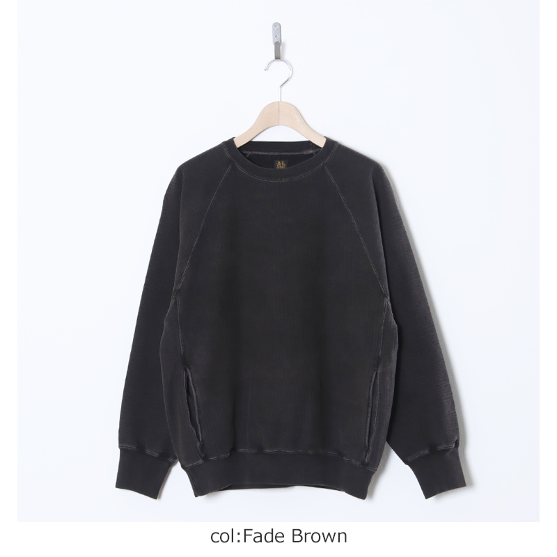 BATONER (バトナー) JUMBERCA URAKE FADE COLOR CREW NECK / ジャン