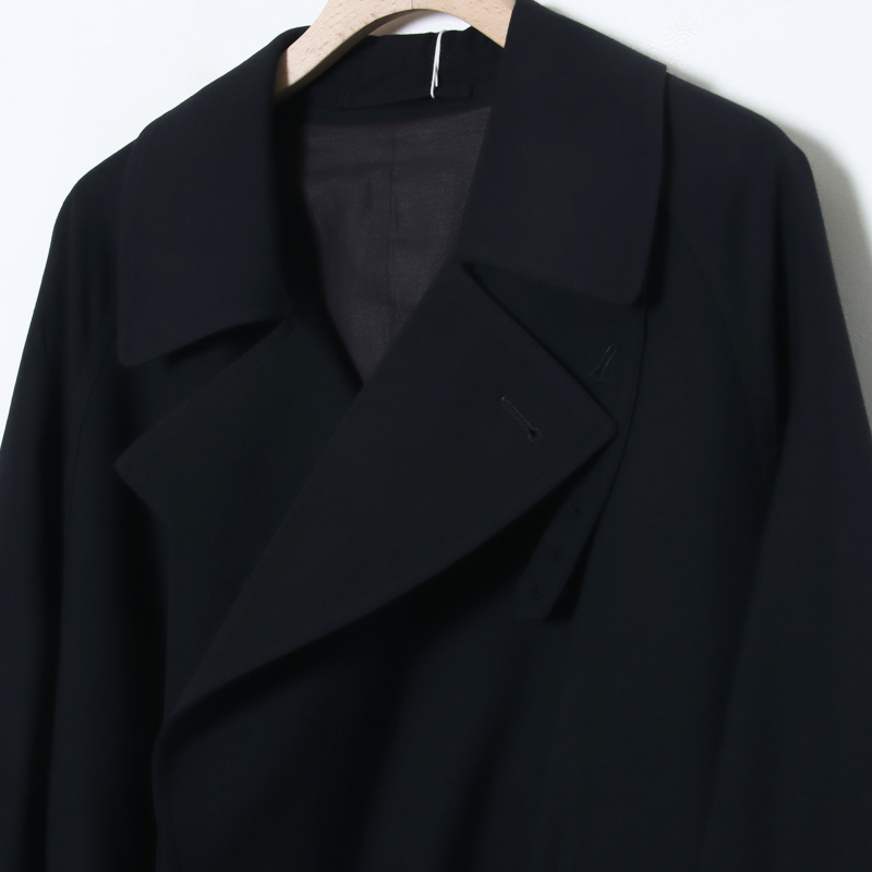 blurhms (ブラームス) Wool Gabardine Trench Coat / ウールギャバジン