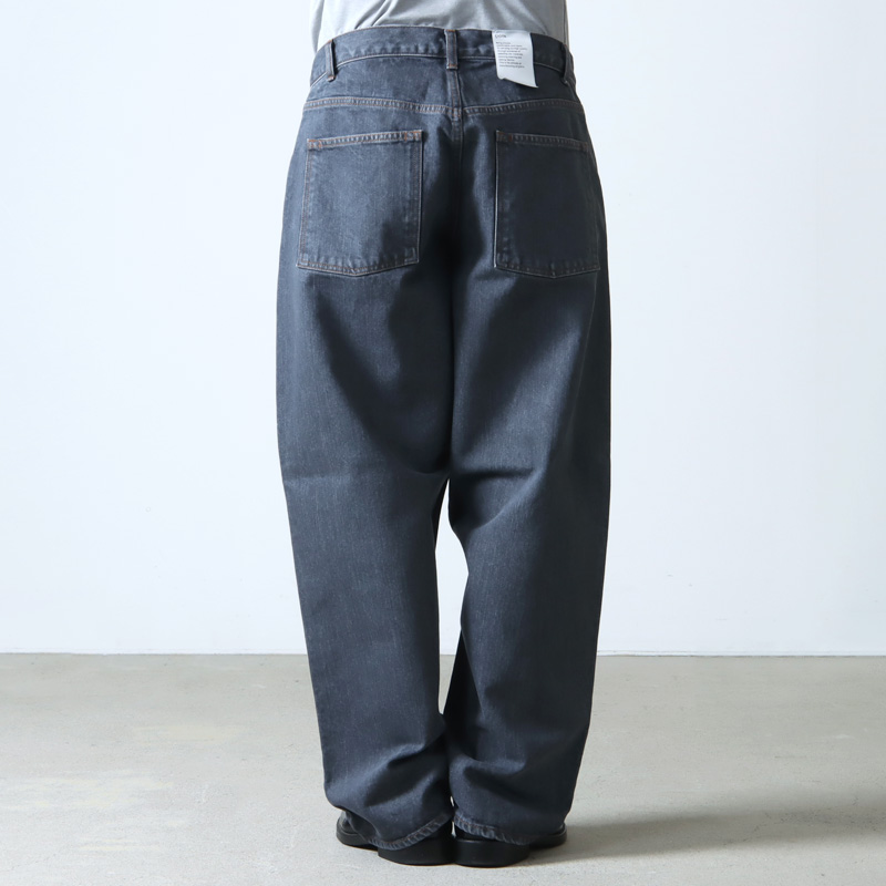 CIOTA (シオタ) グレー スビンコットン 13,5oz バギーデニム