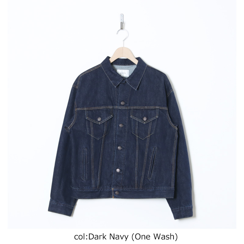 CIOTA (シオタ) 4 Pockets Denim Jacket Dark Navy （One Wash） / 4