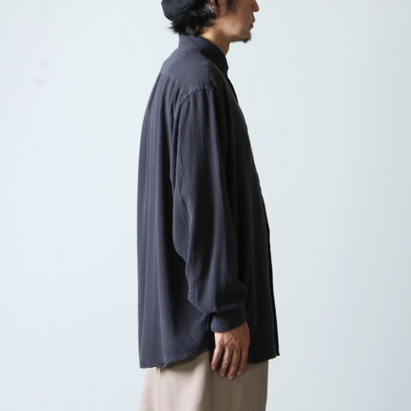 COMOLI (コモリ) シルクネル シャツ