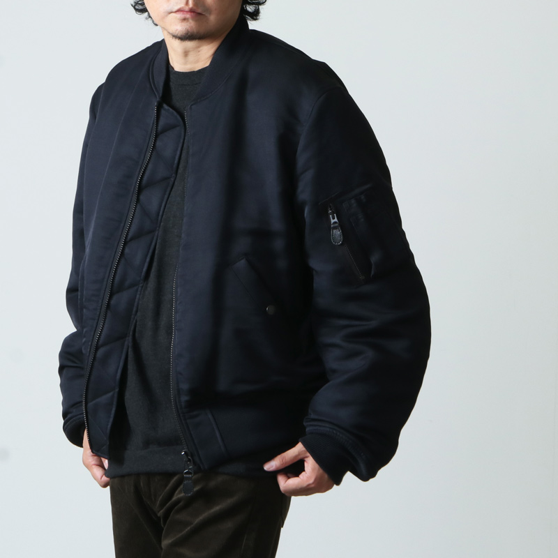 COMOLI (コモリ) シルクナイロン MA-1