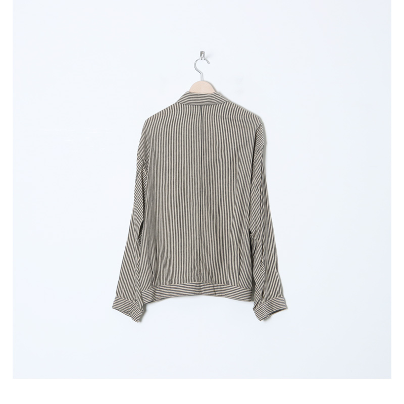 COMOLI (コモリ) ストライプ ブルゾン