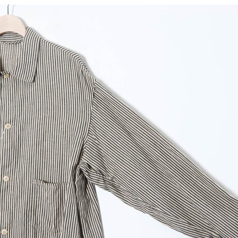 COMOLI (コモリ) ストライプ ブルゾン