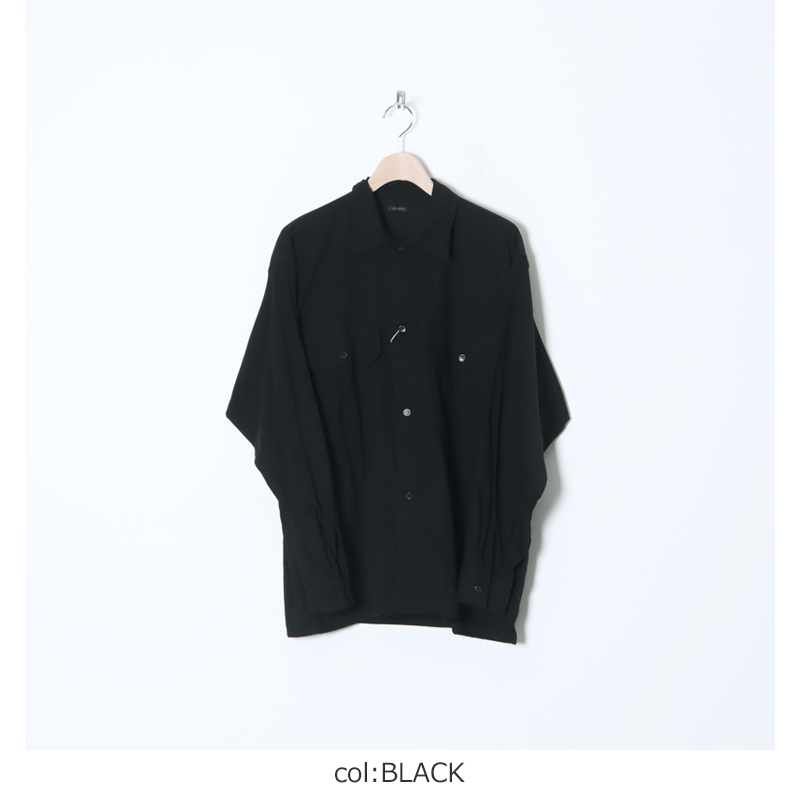 COMOLI (コモリ) 空紡オックス C.P.Oシャツ