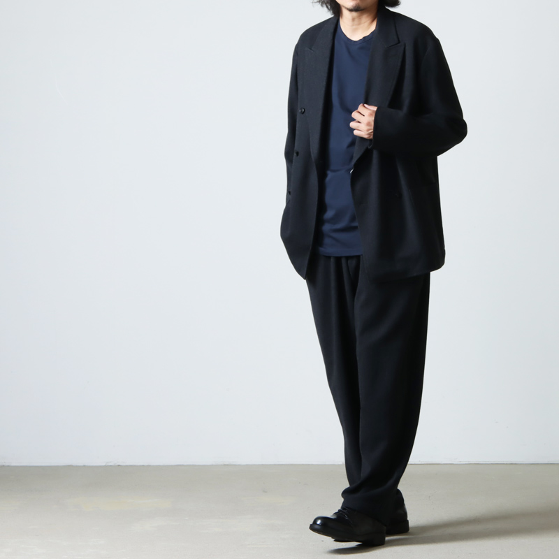 COMOLI (コモリ) リファインウール ドローストリングパンツ