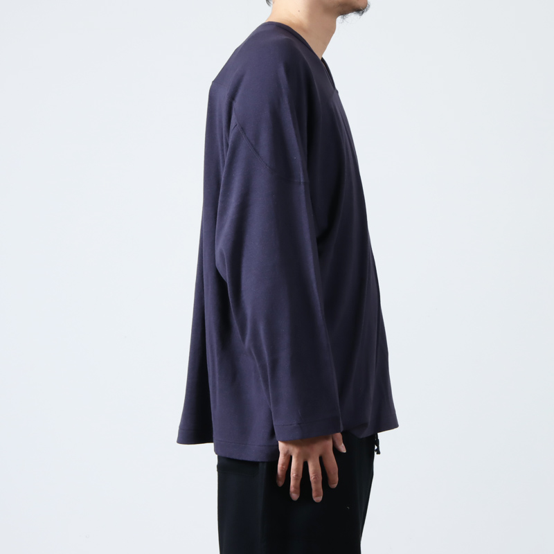 COMOLI (コモリ) コットンフライス ホッケーシャツ