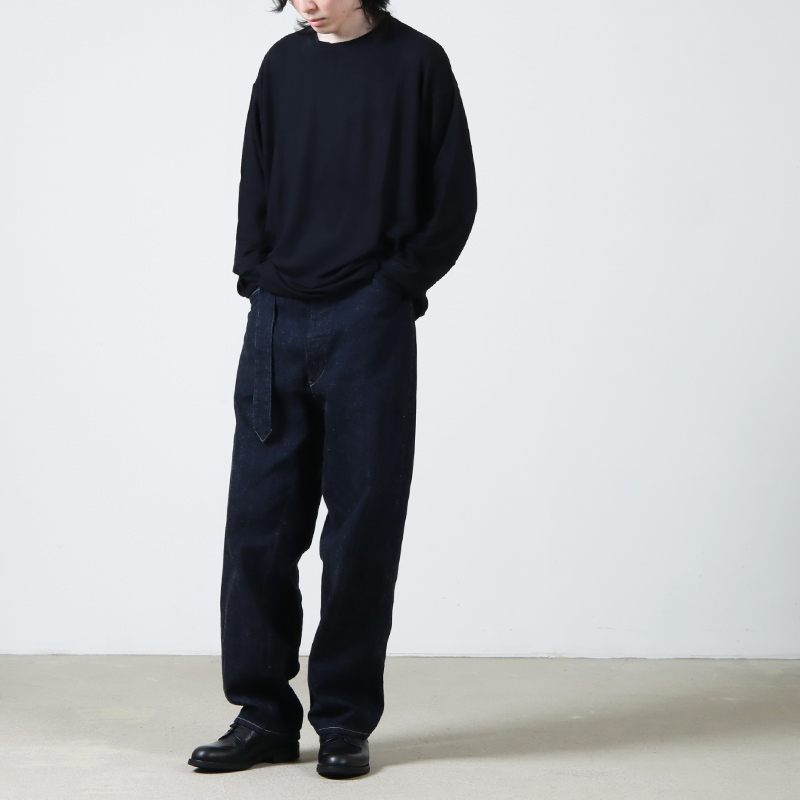 COMOLI (コモリ) ウール天竺 長袖クルー