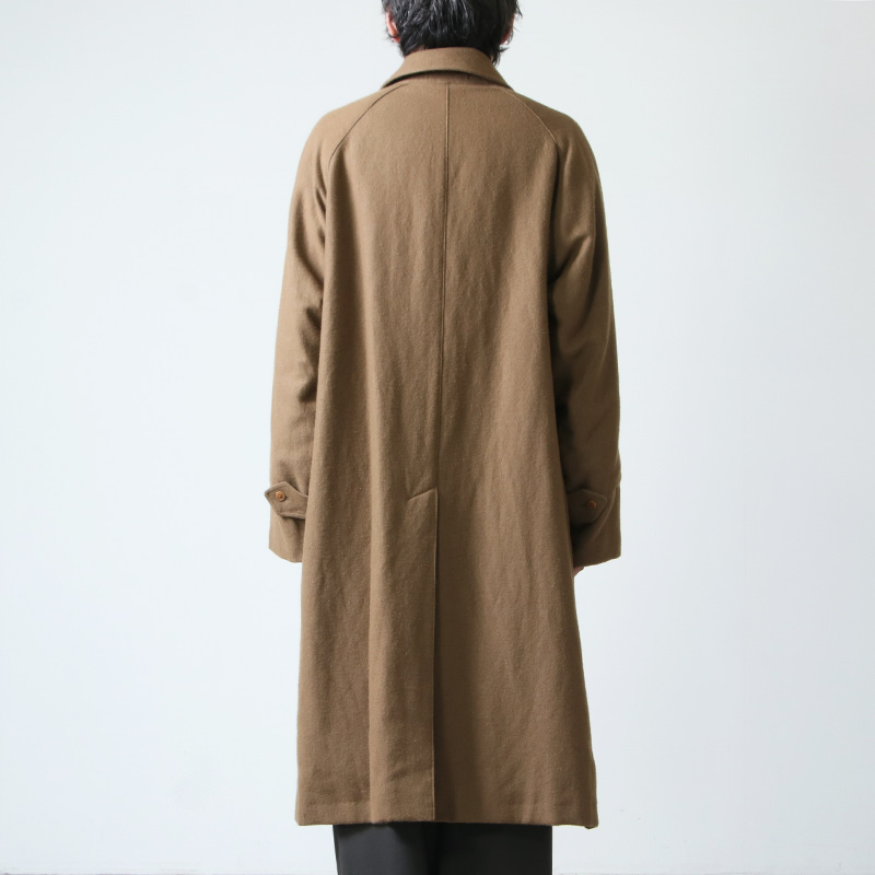 COMOLI (コモリ) リネンウール バルカラーコート