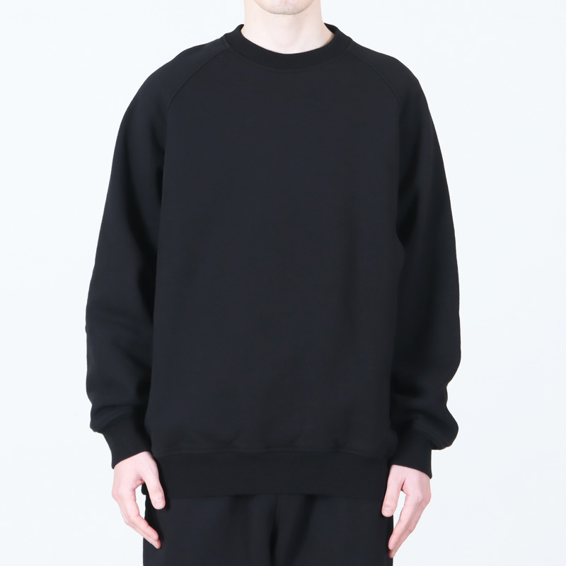 COMOLI (コモリ) コットン裏毛 クルーネック