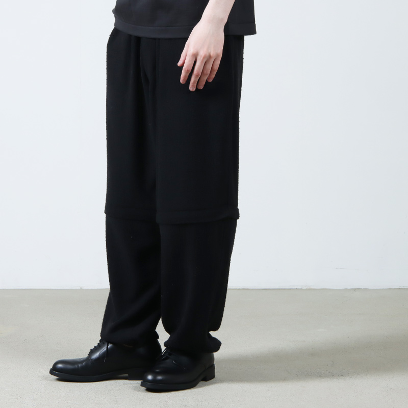 COMOLI (コモリ) シルクネップビエラ コンバーティブルパンツ