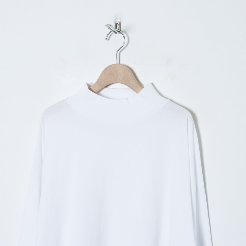 COMOLI (コモリ) コットンジャージ モックネックプルオーバー