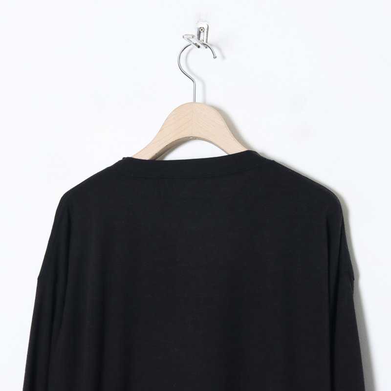 COMOLI (コモリ) ウール天竺 長袖クルー